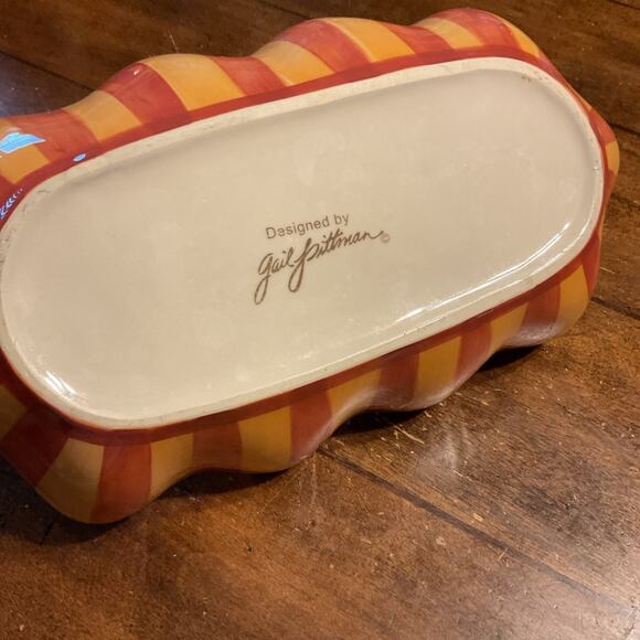 Gail Pittman Bowl Southern Living at Home Siena Ruffled Scalloped serving Dish - Picture 5 of 6